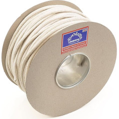 Everlasto No. 2 Red Sash Cord, Cotton, Natural, 6 mm x 50 m