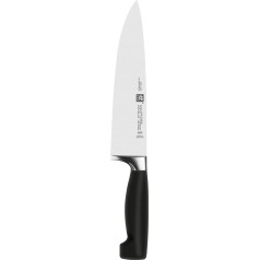 ZWILLING J.A. Henckels Zwillilng J.A. Henckels Twin Four Star Kochmesser, Edelstahl, 20,3 cm, Schwarz, 8 Inch