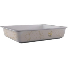 THUN - Paplāte cepšanai ar ziediem un tauriņiem - Dāvanu ideja - Virtuves piederumi - Elegance Line - Porcelāns - 35 x 20,5 x 6 cm