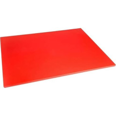 Hygiplas Schneidebrett in rot - 10 x 600 x 450 mm - 10 x 600 x 450 mm