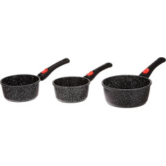 Kamberg 0008038 Set with 3 saucepans, cast aluminum, 20 cm