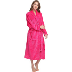 HEARTNICE Damen Fleece Bademantel, mežģīņu bademantel, dicke Kimono Bademäntel für Damen, Hausmantel