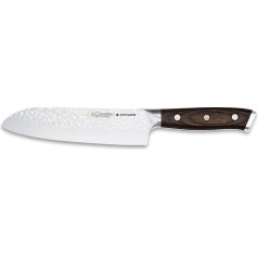 3 Claveles Kimura Santoku nazis, virtuves nazis, universāls nazis, virtuves nazis, oriģināls virtuves nazis Āzijas virtuvei, gaļai, zivīm un dārzeņiem, 17,5 cm, 7 collu asmens