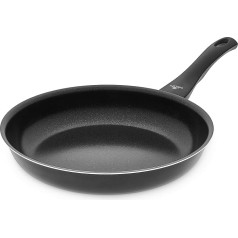 Gerlach First Pan panna ar keramisko pārklājumu Keramiskā panna Fritēšanas panna elektriskajai gāzes keramiskajai plītītei Virtuves piederumi Virtuves piederumi Pannas 24 cm Black