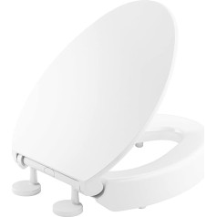 Kohler Hyten White Extended Soft Close Toilet Seat