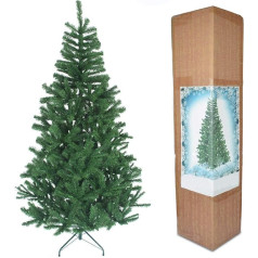 Gift For All Occasions, 4ft/1.2 m Green Pine Artificial Christmas Tree with Metal Stand, 230 Tips