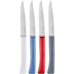 Opinel Tafelmesser komplekts Bon Appetit+, 4 krāsas, melns, M