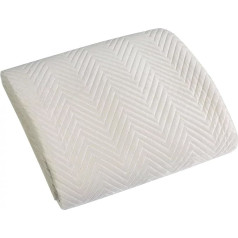 Eurofirany Ekskluzīva sega Glamour Quilt Bed Throw (Sofia Cream, 220 x 240 cm), Audums