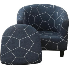 Meigeh Tullsta Stretch Armchair Cover for Club Chair Cover Kokteiļu krēsla pārvalks