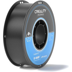 Creality HP Ultra PLA 3D printeru filaments 1,75 mm, 1 kg spole, mazāk burbuļu, bez smaržas, videi draudzīgs PLA filaments 3D printeriem (melns)