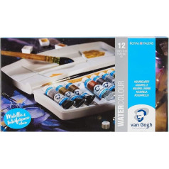 Royal Talens Van Gogh Pocket Watercolour Paint Set Metallic & Interference Colours