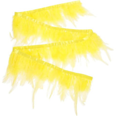 Fringe Trim Tassel Border Yellow Decor Clothing Plume Šūšanas apdares un rotājumi Spalvu dekori Spalvu audums Šūšanas materiāli Spalvu apdares Apģērbu apmales Mežģīņu lentes