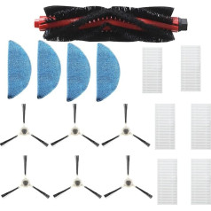 Fantisi 6 HEPA filtru komplekts, 6 sānu birstes, 4 mopi, 1 galvenā rullīša birste, rezerves piederumi OKP K7/K8 putekļu sūcējam-robotam