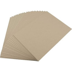 House of Card & Paper Grey Kraft Card 1500 Micron 945gsm A3 10 lapas iepakojumā