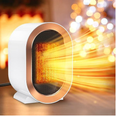 Mini Fan Heater Energy Saving Electric Fan Heater 1500W with 2 Modes for Living Room Bedroom Bathroom [Safety and Quiet]