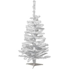 FEERIC CHRISTMAS - Artificial Christmas Tree, White, Height 100 cm