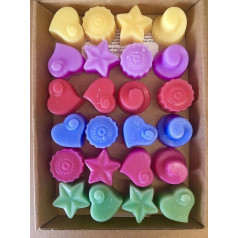 Unbekannt Handmade Premium Quality Highly Scented Wax Melts 24 x 5g Melts katrā iepakojumā tīrīšanas maisījums