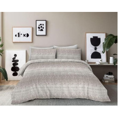 Dorian Home, Komplekts bērnuistabas komplekts 100% Baumwolle, Bestehend aus Unterbett, Oberbett und Kissenbezug, ražots Itālijā (Drops Beige, Singolo)