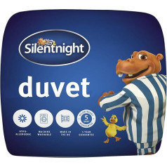 Silentnight Bettdecke Essential, Microfaser, weiß, 4,5 Tog