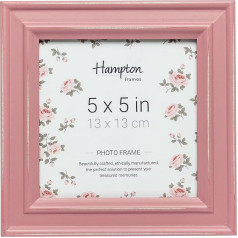 Hampton Frames PALOMA PAL301955P Kvadrātveida fotorāmis 13 x 13 cm Rozā krāsā