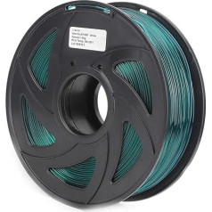 1.75mm 1kg 3D printera pavediens caurspīdīgs zaļš 3D drukāšanas materiāls Clean Wrap PLa Meta Long Filament Bundle 3D printera piederumi mājas dekorēšanai