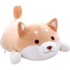 Süßes Fat Shiba Inu Plüsch-Spielzeug Hund Plüsch Kissen niedliche Corgi Akita Kuscheltiere Puppe Spielzeug Geschenke Weihnachten Sofa Stuhl braunes rundes Auge