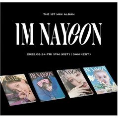 Dreamus NAYEON TWICE - IM 1st Mini Album + Pre-Order Benefit Folded Poster Extra Photocards Set (YEON VER.), 210 x 290 мм, JYPK1383