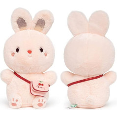 MUZIRI KINOKOO Beautiful Cherry Rabbit plīša spilvens Cute Doll Meitenes Gulta Miega spilvens Doll Dāvana bērniem Pink Rabbit spilvens spilvens spilvens (30cm)