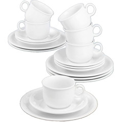 Seltmann Weiden 001.716172 Compact Weiss Kaffeservice 18 tlg.