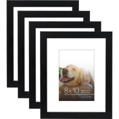 Americanflat Pack Gallery Wall Set - Black Picture Frame - Includes Sizes: 11