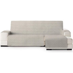 Eysa Mist Dīvāns Throw Poliesters C/1 Beige Grey Chaise Longue 240 cm Piemērots dīvāniem no 250 līdz 300 cm