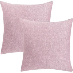 Decoratea spilvenu pārvalki 60x60cm Dekoratīvs žakarda spilvena pārvalks 2 Pack dīvānam Gulta terasei Dzīvojamā istaba Square Soft Modern (Solid Color)