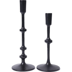 HONCOEN 2 x sveču turētājs Čuguna figūras Māksla Modern Decor Skulptūra Dzīvojamā istaba Mākslas statuja Kāzu ornaments 33 cm