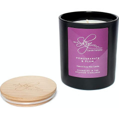 Isle of Skye Candle Company groß Granatapfel und Pflaume Tumbler, weiß