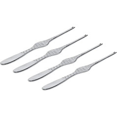 Alessi Hummerstifte 4er Set COLOMBINA FISH, 3.00 x 22.50 x 10.00 cm