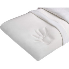 Itāļu gultas veļa Memory Cushion 42 x 72 x 11 cm White