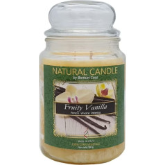 Nature Candle 167314 Ароматическая свеча Фруктовая ваниль 100% растительный воск 580 г Ассорти