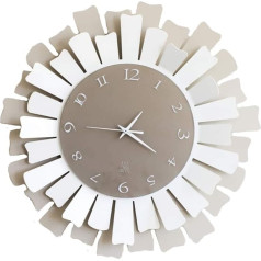 Orologio Lux Bianco E Nocciola