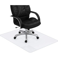 Ejoyous Household Chair Mat, Transparent PVC Chair Mat, for Carpet Floor Protection, Home Office (90 x 120 cm), Non-Slip and Scratch-Resistant, Transparent, Protects the Carpet Floor Mat, Chair Mat