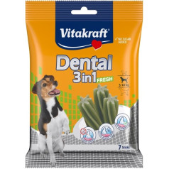Vitakraft dental 3in1 fresh s suņu našķi 120g