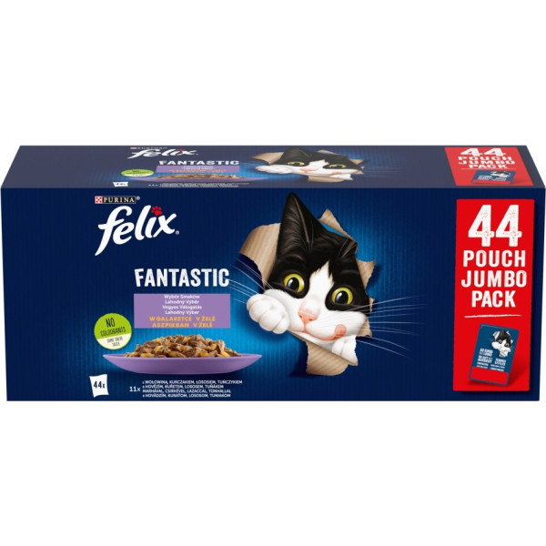 Purina felix felix agail gij mv mixed 44x85g