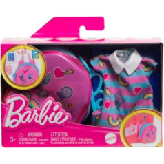 Barbie premium modes komplekts, svītraina kleita