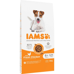 Iams vitality senior small medium - sausā barība suņiem - 12 kg