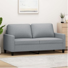 Ciadaz 359163 2 vietų sofa šviesiai pilka 140 cm audinys, Sofos ir sofos, Sofa svetainei, Sofa paauglių kambariui, Sofa poilsiui, Sofa miegamajam, Miegamojo sofa, Minkšta sofa