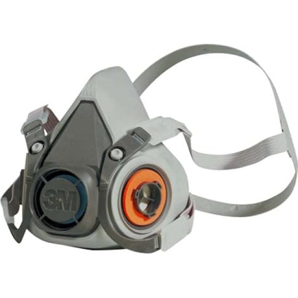 neoLab 2-2780 butila gumijas respirators pusmaska bez filtra, mazs izmērs, EN 140, pelēks