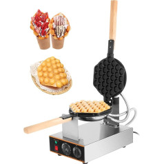 Olibelle Waffle Maker 1400 W Waffle Maker Waffle Maker Waffle Size Baking Tray Kitchen Appliances Commercial Egg Waffle Iron Stainless Steel 220 V