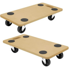 Mount-It! 2 Pack Dolly Moving - droši notur 100 kg | paneļu ratiņi slīd pa paklājiem un cietkoksni, nebojājot grīdas | pārvieto tādus priekšmetus kā pianīni, dīvāni, ledusskapji, kastes | nav montāžas