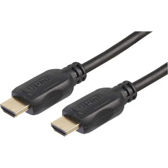 Pro Signal PSG3012-HDMI-30 Premium aktīvs, ātrdarbīgs 4K UHD HDMI kabelis ar Ethernet, pastiprinātājs IC, no vīrieša uz vīrieti, zeltīti kontakti, 30 m, melns