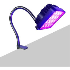 UV-Harz-Härtungslicht, 320W Hochfeste 395nm 405nm 365nm Ultraviolette UV-Härtungslampe Harz Schattenloser Kleber Kristallkleber 3D-Drucklicht Feste Lampe für 3D-Drucker Solidify Resin, DIY-Härtungsgeh