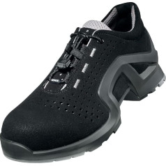 Uvex 1 x-tended support low shoe, защитная обувь, S1 P SRC, рабочая обувь для мужчин и женщин, черный/лайм